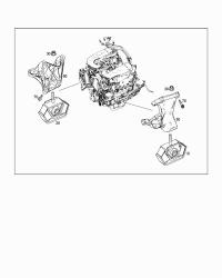 4602407118-ENGINE MOUNTING LFT/RHT-C(W204