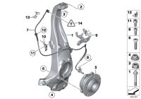 31206850158-WHEEL HUB WITH BRG/F20-23/F30
