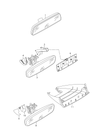 L3G0857511AM9B9-Mirror, anti-glare