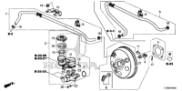 46407SWA003-Clamp, master power pipe