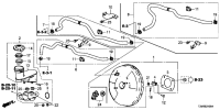46402T2LH01-Tube assy, main