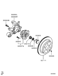 3770A016-KNUCKLE,RR AXLE,RH