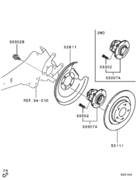 MB911495-BOLTCYLINDER BLOCK