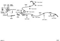 4643012400-CABLE ASSY, PARKING BRAKE, NO.3