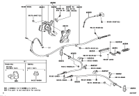 462090N010A0-Cable sub-assy, parking brake release