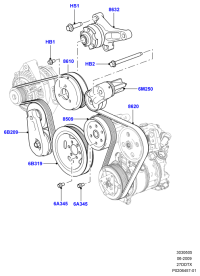 LR016140-BELT TENSIONER,V RIBBED-LR