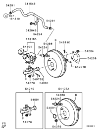 4625A199-CYLINDER,BRAKE MASTE
