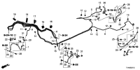 01464TVEH02-Hose set, r. fr. brake