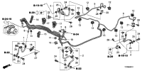 01464TB0W00-Hose set, r. fr. brake