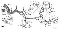01466TG5H51-Hose set, rr. brake