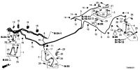 01464T2JH01-Hose set, r. fr. brake