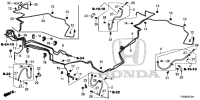 01464THAH00-Hose set, r. fr. brake