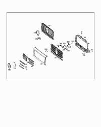 4638885200-GRILLE RADIATOR