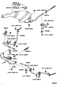 4641028100-HAND BRAKE CABLE