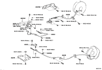 464100K020-CABLE ASSY, PARKING BRAKE, NO.1