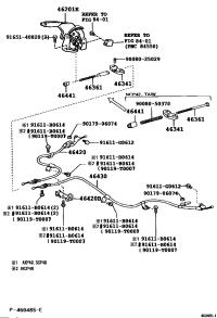 464200D030-CABLE ASSY, PARKING BRAKE, NO.2