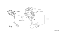 4650300Q0D-Bracket assy-clutch pedal
