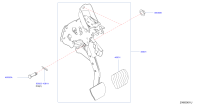 465016CT0A-PEDAL ASSY BRAKE W/BRACKET