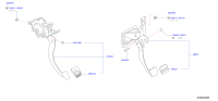 465031HS2A-Bracket assy-clutch pedal