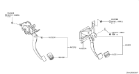 46503ED500-Bracket assy-clutch pedal