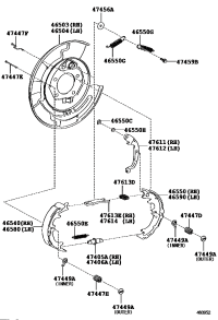 4650348030-PLATE SUB-ASSY, PARKING BRAKE, RH