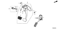 46600T6DH02-PEDAL ASSY-BRAKE