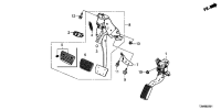 46600T2KH92-PEDAL ASSY-BRAKE