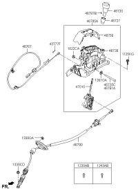 467000U100-LEVER ASSY-ATM