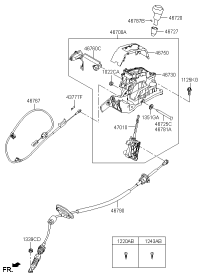 467000U300-LEVER ASSY-ATM