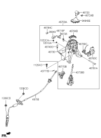 467213W000-LEVER ASSY-GEAR SHIFT