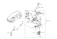 46700D9050-LEVER ASSY-ATM