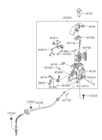 467003F050-LEVER ASSY-ATM