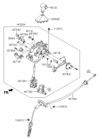 46720A2100D3A-KNOB ASSY-GEAR SHIFT LEVER