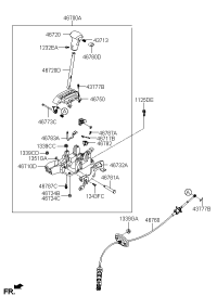 467001G023GD-LEVER ASSY-ATM