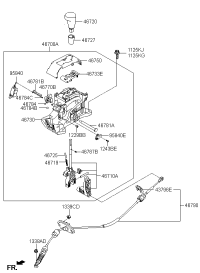 467200Q400PM2-KNOB ASSY-GEAR SHIFT LEVER