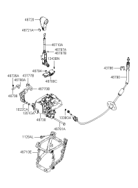 467202E501LK-KNOB ASSY-GEAR SHIFT LEVER