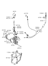 467202E500LK-KNOB ASSY-GEAR SHIFT LEVER