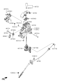 467103J000-LEVER-GEAR SHIFT