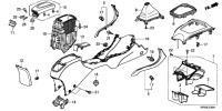 91561S84A21ZB-Clip, rr panel