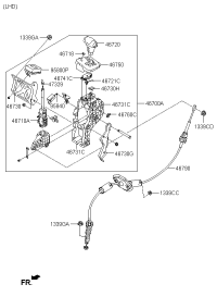 467604D000-CABLE ASSY-ATM LEVER