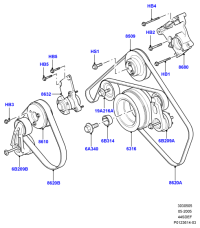PQR500130-TENSIONER TIMING BELT