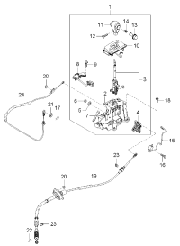 467203F000LK-KNOB ASSY-GEAR SHIFT LEVER