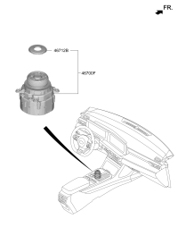 467W0L6100-Lever complete wire shift