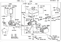 4705060390-BRAKE BOOSTER ASSY, W/MASTER CYLINDER