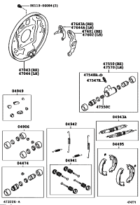 0447402020-CYLINDER KIT, REAR WHEEL