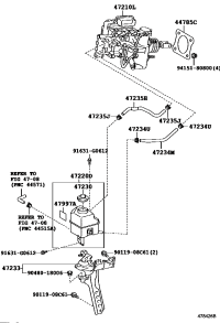 4705033090-BRAKE BOOSTER ASSY, W/MASTER CYLINDER