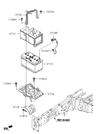 37112F8000-Insulator, battery