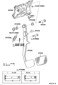 4710133070-PEDAL SUB-ASSY, BRAKE