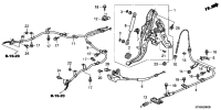 47101STXA02-Pedal assy-parking brake