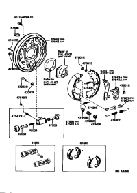 0449528071-SHOE KIT BRAKE RR